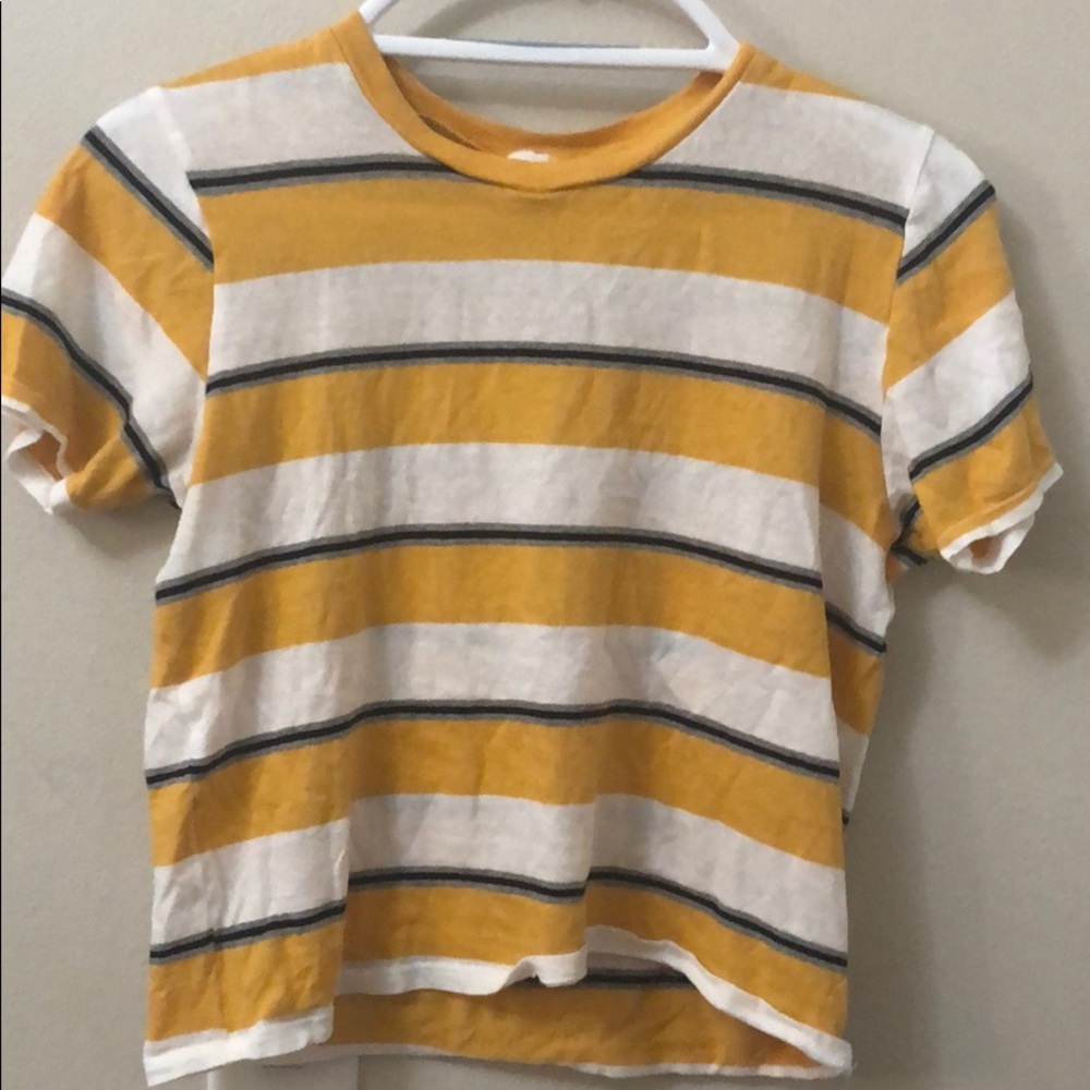 Striped colored tee size small